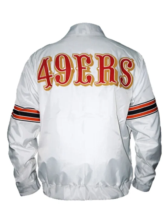 Power Forward San Francisco 49ers White Jacket 2