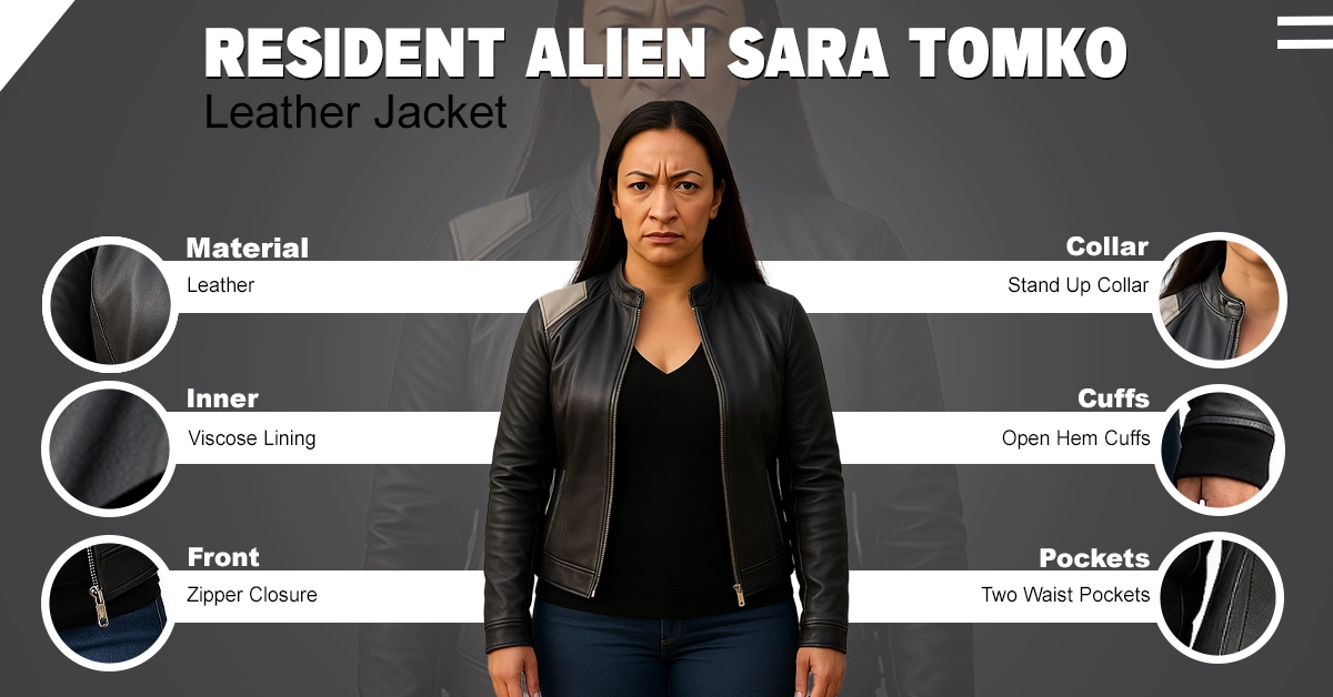 Resident-Alien-Sara-Tomko-Leather-Jacket