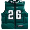 Saquon Barkley Philadelphia Eagles Off Season Puffer Vest