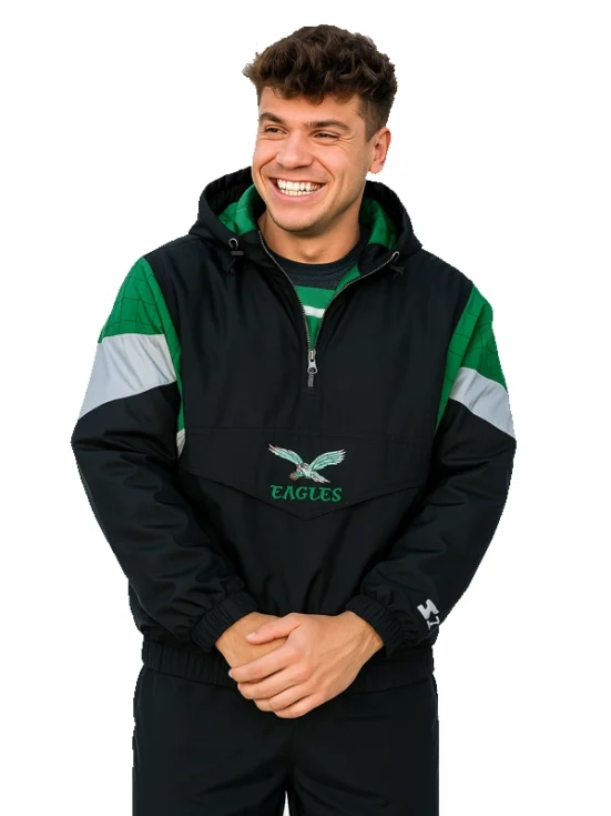 Starter Eagles Pullover Jacket