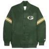 Starter Green Green Bay Packers Satin Full-Snap Starter Jacket b