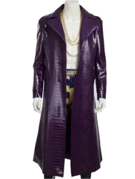 Joker Suicide Squad Jared Leto Purple Coat