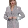 Taylor Swift Eras Tour Silver Blazer
