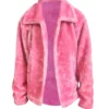 Ted Lasso S03 Keeley Jones Pink Fur Coat