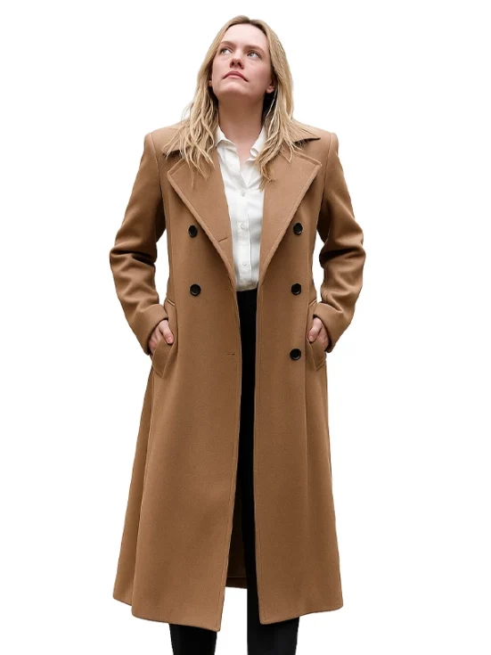 The Veil Elisabeth Moss Trench Coat