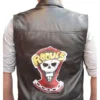 The Warriors Rogues Black Leather Vest