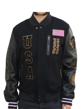 Varsity USA Dream Team Destroyed Jacket f