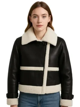 Women’s Arlo Shearling Leather Jacket (1)