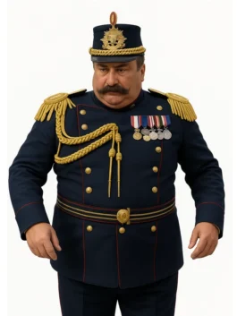 Wonka 2023 Keegan-Michael Key Blue Coat