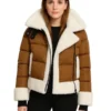 Bianca Sherpa Trim Down Jacket
