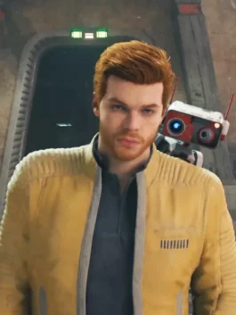 Star Wars Jedi Survivor Cal Kestis Yellow Leather Jacket