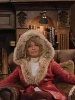 The Christmas Chronicles Goldie Hawn Shearling Coat