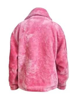 Ted Lasso S03 Keeley Jones Pink Fur Coat