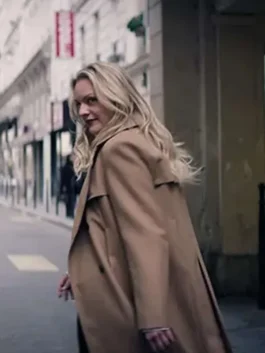 The Veil Elisabeth Moss Trench Coat
