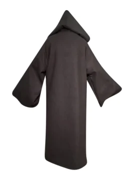 Alternative view of Master Jedi Kenobi Brown Cloak