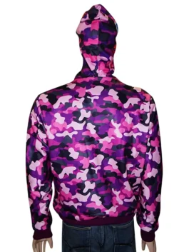 Alternative view of Purple BAPE Hoodie