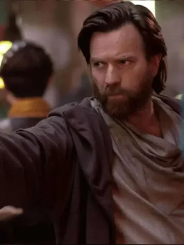 Master Jedi Kenobi Brown Cloak