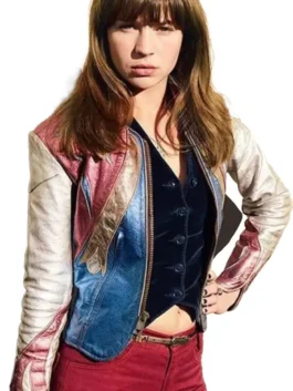 Classic Marlowe leather jacket style