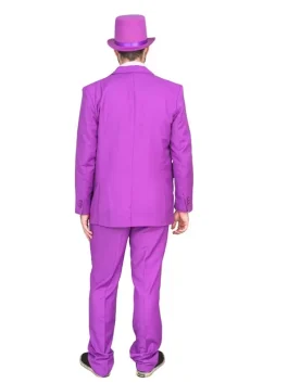 Dumb and dumber orange suit with bow tie and hat perfect for costume parties or cosplay