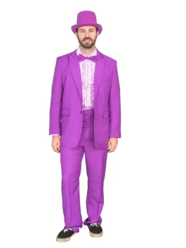 Dumb and dumer suits inspired by the movie characters showing funny colorful tuxedo style.