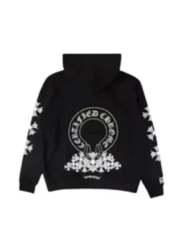 Floral Certified Chrome Black Hoodie