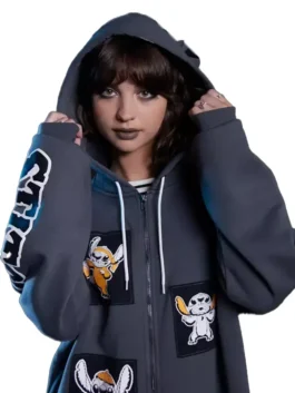 Halloween Stitch Oversized Hoodie