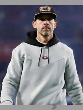 Kyle Shanahan grey 49ers hoodie