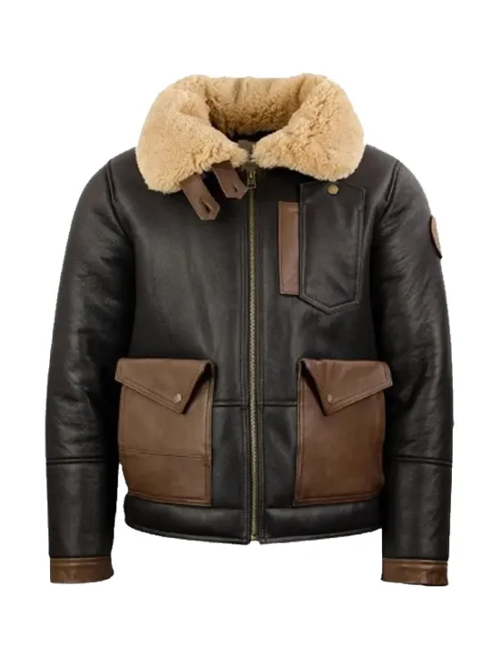 Men’s Shearling J-20 Pilot Sheepskin Jacket