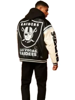 Nfl Oversized Raiders Bomber Jacket 2
