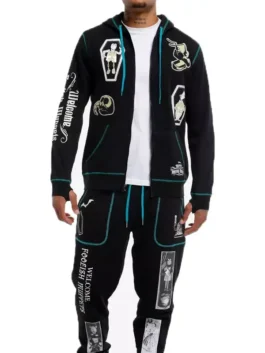 Our Universe Disney Muppets Haunted Mansion Patches Glow In The Dark Hoodie