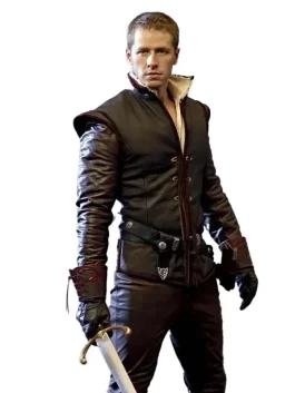 Prince Charming Once Upon A Time Leather Costume Jacket