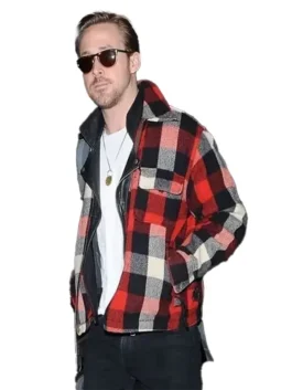 Ryan Gosling Plaid Wool Jacket