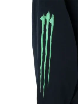 Stylish black Monster Energy hoodie for men
