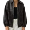 Leather Bomber Jacket