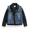 WWE Triple H Denim Leather Jacket