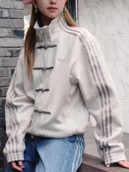 Chinese New Year Adidas Jacket with rich cultural patterns