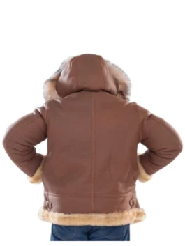 Leather Sheepskin Coat Mens