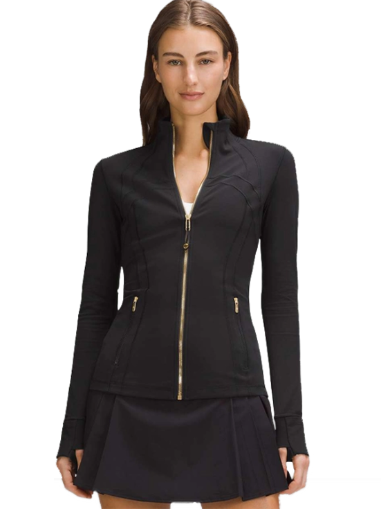Black and Gold Lululemon Jacket
