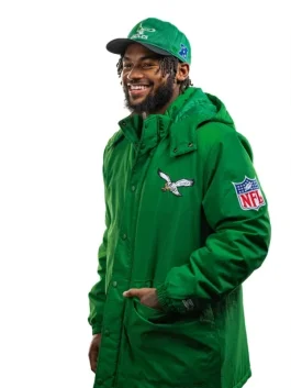 Kelly Green Eagles Jacket