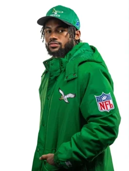 Kelly Green Eagles Jacket