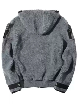 Ghost Call of Duty Sherpa Grey Hoodie