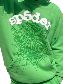 Green Sp5der Hoodie