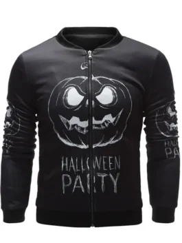 Halloween Black Bomber Jacket