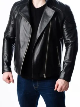 leather motorcycle jacket