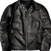 Men’s Real Leather Biker Jacket 4