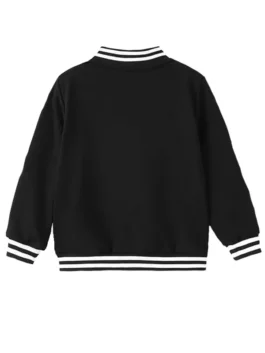 Mickey Skeleton Black Varsity Jacket