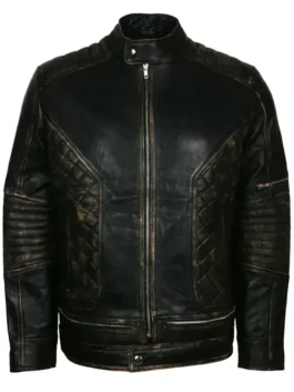 Motorcycle Skull Ride Leather Jacket 3