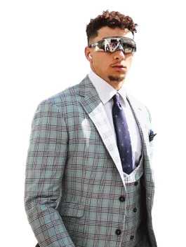 Patrick Mahomes Suit Check Suit