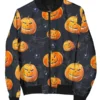 Pumpkin Halloween Bomber Jacket