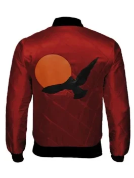 Red Wing Vintage Satin Bomber Jacket 2